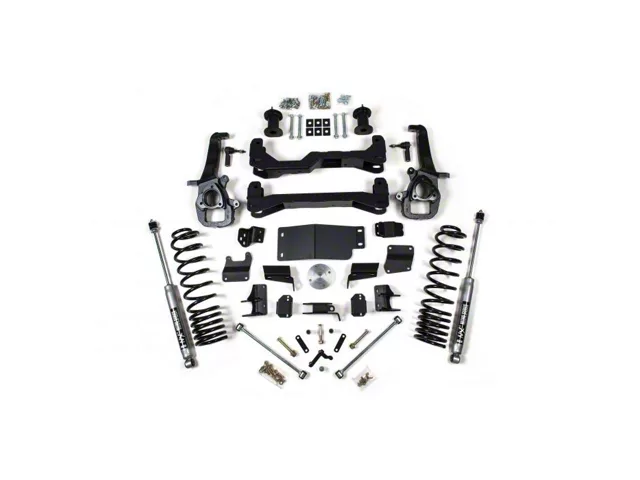 BDS 4-Inch Suspension Lift Kit with Fox Shocks (19-24 4WD RAM 1500 w/o Air Ride, Excluding EcoDiesel & TRX)