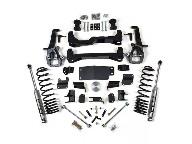 BDS 4-Inch Suspension Lift Kit with Fox Shocks for 22XL Wheel Models (19-24 4WD RAM 1500 w/ Air Ride, Excluding EcoDiesel & TRX)