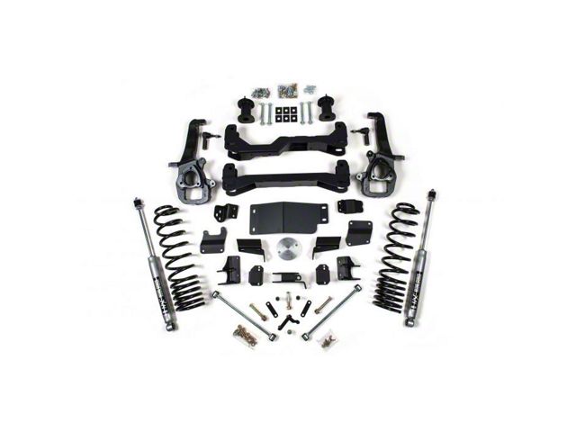BDS 4-Inch Suspension Lift Kit with NX2 Shocks (19-24 RAM 1500 Rebel w/o Air Ride, Excluding EcoDiesel)