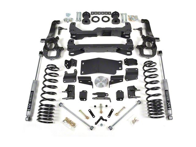 BDS 6-Inch Suspension Lift Kit with Fox Shocks for 22XL Wheel Models (19-24 4WD RAM 1500 w/o Air Ride, Excluding EcoDiesel & TRX)