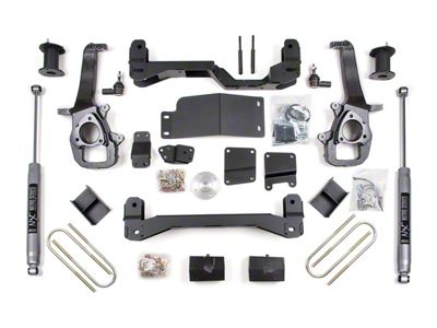 BDS 6-Inch Suspension Lift Kit with Rear Lift Blocks and NX2 Nitro Shocks (06-08 4WD RAM 1500, Excluding Mega Cab)