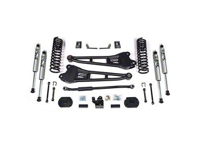 BDS 3-Inch Radius Arm Suspension Lift Kit with Fox Shocks (19-24 4WD 6.7L RAM 2500 w/o Air Ride, Excluding Power Wagon)