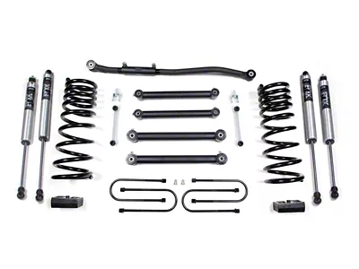 BDS 3-Inch Suspension Lift Kit with Rear Lift Blocks and FOX 2.0 Performance Shocks (03-13 4WD 5.7L RAM 2500 w/ 4-Inch Axle)