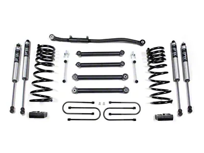 BDS 3-Inch Suspension Lift Kit with Rear Lift Blocks and FOX 2.0 Performance Shocks (03-13 4WD 5.7L RAM 2500 w/ 3.50-Inch Axle)