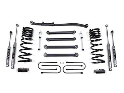 BDS 3-Inch Suspension Lift Kit with Rear Lift Blocks and NX2 Nitro Shocks (03-13 4WD 5.7L RAM 2500 w/ 4-Inch Axle)