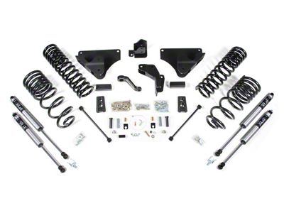 BDS 4-Inch Radius Arm Drop Suspension Lift Kit with Rear Coil Springs and FOX 2.0 Performance Shocks (14-18 4WD 5.7L, 6.4L RAM 2500)
