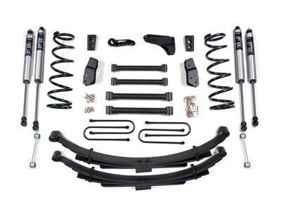 BDS 4-Inch Suspension Lift Kit with Rear Leaf Springs and FOX 2.0 Performance Shocks (2008 4WD RAM 2500 Power Wagon w/ 3.50-Inch Axle)