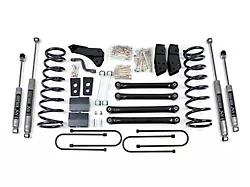 BDS 4-Inch Suspension Lift Kit with Rear Lift Blocks and NX2 Nitro Shocks (2008 4WD RAM 2500 Power Wagon)