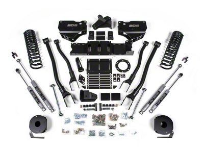BDS 5.50-Inch 4-Link Suspension Lift Kit with NX2 Nitro Shocks (19-25 4WD 6.4L RAM 2500 w/ Air Ride)