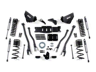 BDS 6-Inch 4-Link Suspension Lift Kit with Rear Coil Springs and FOX 2.0 Performance Shocks (14-18 4WD 6.7L RAM 2500)