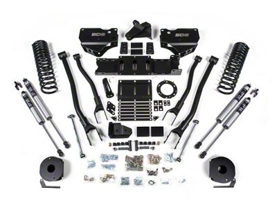 BDS 6-Inch 4-Link Suspension Lift Kit with FOX 2.0 Performance Shocks (19-25 4WD 6.4L RAM 2500 w/ Air Ride)