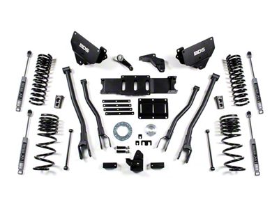 BDS 6-Inch 4-Link Suspension Lift Kit with Rear Coil Springs and NX2 Nitro Shocks (14-18 4WD 6.7L RAM 2500)