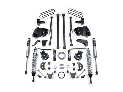 BDS 6-Inch Long Arm Suspension Lift Kit with Rear Lift Blocks, FOX 2.5 Performance Elite Coil-Overs and FOX 2.0 Performance Shocks (09-13 4WD 5.9L, 6.7L RAM 2500 w/ 4-Inch Axle)