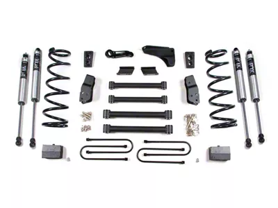 BDS 6-Inch Suspension Lift Kit with 4-Inch Rear Lift Blocks and FOX 2.0 Performance Shocks (2008 4WD 6.7L RAM 2500 w/ 3.50-Inch Axle)