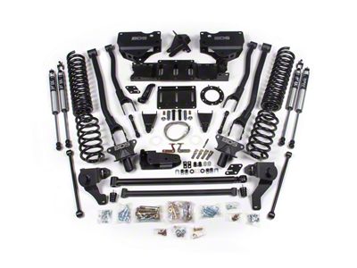 BDS 8-Inch 4-Link Suspension Lift Kit with Rear Coil Springs and FOX 2.0 Performance Shocks (19-25 4WD 6.7L RAM 2500 w/o Air Ride)