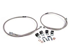 BDS Stainless Steel Braided Brake Line Kit for 6 to 8-Inch Lift; Front (14-18 4WD RAM 2500)