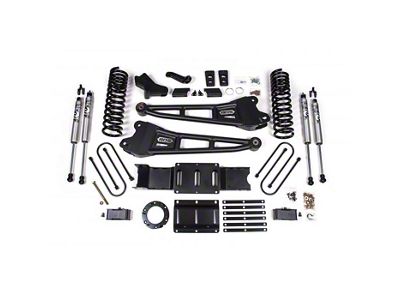 BDS 3-Inch Radius Arm Suspension Lift Kit with Fox Shocks for 6-Bolt Transfer Cases (19-24 4WD 6.7L RAM 3500 w/ Factory Overload Springs & w/o Air Ride)