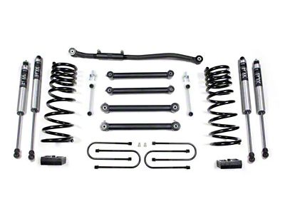 BDS 3-Inch Suspension Lift Kit with Rear Lift Blocks and FOX 2.0 Performance Shocks (03-12 4WD 5.7L RAM 3500 SRW w/ 3.50-Inch Axle)
