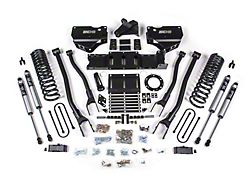 BDS 4-Inch 4-Link Suspension Lift Kit with Rear Lift Blocks and FOX 2.0 Performance Shocks (19-25 4WD 6.7L RAM 3500 w/ 6-Bolt Indexing Ring & Overload Leaf Rear Springs)