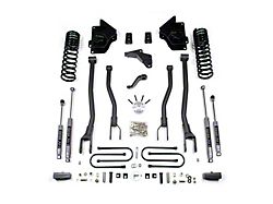 BDS 4-Inch 4-Link Suspension Lift Kit with Rear Lift Block and NX2 Nitro Shocks (13-18 4WD 6.7L RAM 3500)