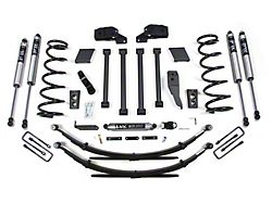 BDS 4.50-Inch Suspension Lift Kit with Rear Leaf Springs and FOX 2.0 Performance Shocks (94-99 4WD RAM 3500)