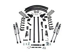 BDS 5-Inch Long Arm Suspension Lift Kit with Rear Lift Blocks and FOX 2.0 Performance Shocks (00-02 4WD RAM 3500 w/o Factory Overload Springs)