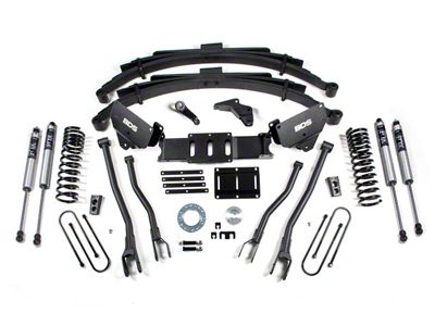 BDS 5.50-Inch 4-Link Suspension Lift Kit with Rear Leaf Springs and FOX 2.0 Performance Shocks (13-18 4WD 5.7L, 6.4L RAM 3500)