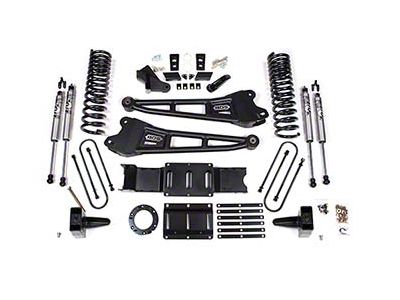 BDS 5.50-Inch Radius Arm Suspension Lift Kit with NX2 Shocks for 6-Bolt Transfer Cases (19-24 4WD 6.4L RAM 3500 w/ Factory Overload Springs & w/o Air Ride)