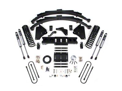 BDS 6-Inch Radius Arm Drop Suspension Lift Kit with Rear Leaf Springs and FOX 2.0 Performance Shocks (13-18 4WD 6.7L RAM 3500 w/ 6-Bolt Indexing Ring)