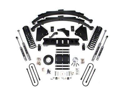 BDS 6-Inch Suspension Lift Kit with Rear Leaf Springs and NX2 Nitro Shocks (13-18 4WD 6.7L RAM 3500 w/ 8-Bolt Indexing Ring)