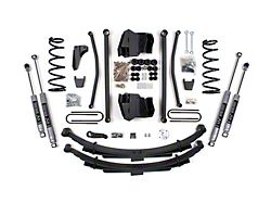 BDS 8-Inch Long Arm Suspension Lift Kit with Rear Leaf Springs and NX2 Nitro Shocks (2008 4WD 5.9L RAM 3500 w/ Automatic Transmission & Rear 3.50-Inch Axle)