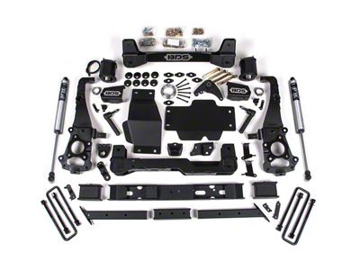 BDS 6-Inch Suspension Lift Kit with FOX 2.0 Performance Shocks (19-23 4WD Ranger w/ Factory Cast Steel Knuckles, Excluding Tremor)