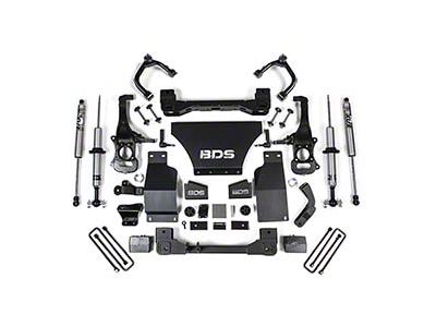 BDS 4-Inch Snap Ring Coil-Over Suspension Lift Kit with FOX 2.0 Shocks (19-23 4WD Sierra 1500, Excluding AT4, Denali & Duramax)