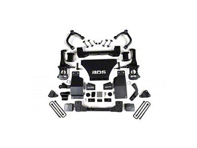 BDS 6-Inch Suspension Lift Kit (19-23 4WD Sierra 1500 Denali w/ Adaptive Ride Control, Excluding Duramax)