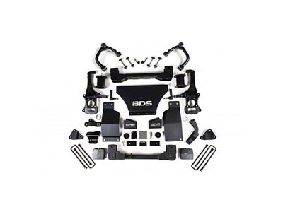 BDS 6-Inch Suspension Lift Kit (19-24 4WD Sierra 1500 Denali w/ Adaptive Ride Control, Excluding Duramax)