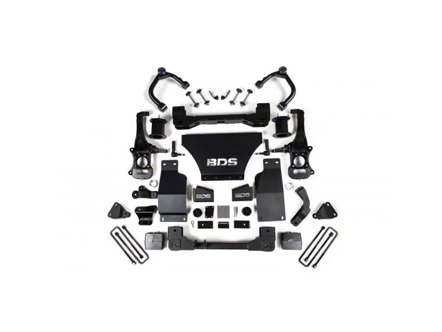 BDS 6-Inch Suspension Lift Kit (19-24 4WD Sierra 1500 Denali w/ Adaptive Ride Control, Excluding Duramax)