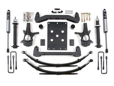 BDS 6-Inch Suspension Lift Kit with Rear Leaf Springs and FOX 2.0 Performance Shocks (07-13 2WD Sierra 1500)