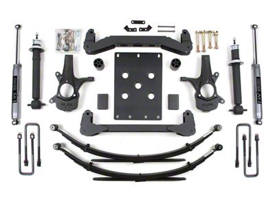 BDS 6-Inch Suspension Lift Kit with Rear Leaf Springs and NX2 Nitro Shocks (07-13 2WD Sierra 1500)