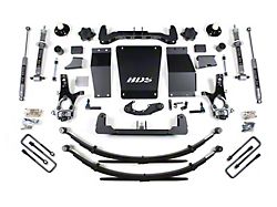 BDS 6-Inch Suspension Lift Kit with Rear Leaf Springs and NX2 Nitro Shocks (14-18 4WD Sierra 1500 w/ Stock Cast Steel Control Arms)