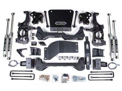BDS 5-Inch High Clearance Suspension Lift Kit with NX2 Shocks (20-24 Sierra 2500 HD w/ Overload Springs)