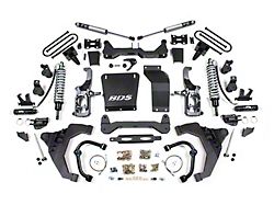 BDS 6.50-Inch FOX 2.5 DSC Coil-Over Conversion Suspension Lift Kit with HD Control Arms, 5-Inch Rear Lift Blocks and FOX 2.0 Performance Shocks (11-19 6.6L Duramax Sierra 2500 HD w/o Factory Overload Springs)