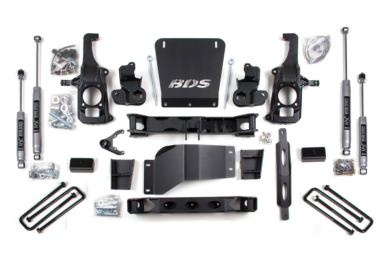 BDS Sierra 2500 6.50-Inch High Clearance Suspension Lift Kit with