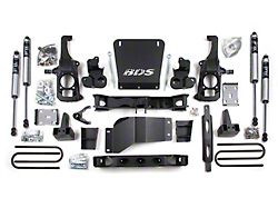 BDS 6.50-Inch High Clearance Suspension Lift Kit with 5-Inch Rear Lift Blocks and FOX 2.0 Performance Shocks (11-19 Sierra 2500 HD w/ Factory Overload Springs)