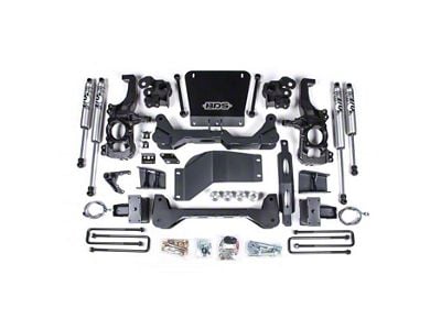 BDS 6.50-Inch High Clearance Suspension Lift Kit with Fox Shocks (20-23 4WD Sierra 2500 HD w/o Factory Overload Springs)