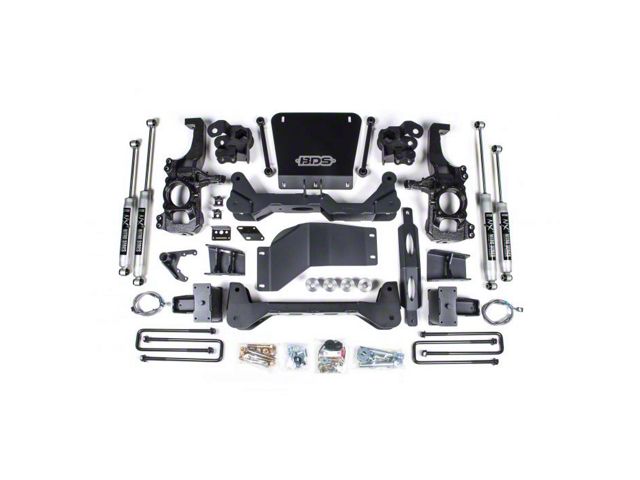 BDS 6.50-Inch High Clearance Suspension Lift Kit with NX2 Shocks (20-24 Sierra 2500 HD)