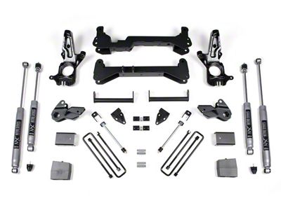 BDS 7-Inch Suspension Lift Kit with NX2 Nitro Shocks (01-10 2WD Sierra 2500 HD w/ Carrier Below Crossmember)