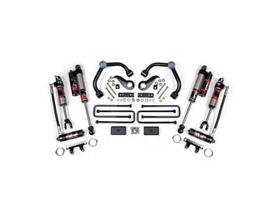 BDS 3-Inch Upper Control Arm Suspension Lift Kit with Fox 2.5 Shocks (20-24 Sierra 3500 HD SRW w/o Factory Overload Springs)