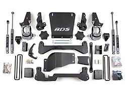 BDS 7-Inch Suspension Lift Kit with 5-Inch Rear Lift Blocks and NX2 Nitro Shocks (07-10 4WD Sierra 3500 HD w/ Narrow Track Knuckle)