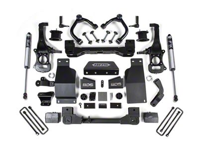 BDS 4-Inch Suspension Lift Kit with FOX 2.0 Performance Shocks (20-25 4WD 3.0L Duramax Silverado 1500 Trail Boss)