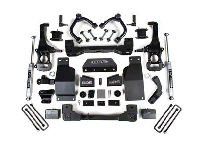 BDS 4-Inch Suspension Lift Kit with and NX2 Nitro Shocks (20-25 4WD 3.0L Duramax Silverado 1500 Trail Boss)